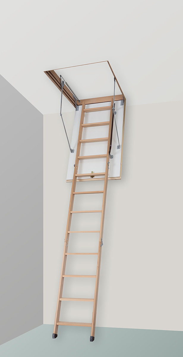 Чердачная лестница 100×70 4s высота 280см
