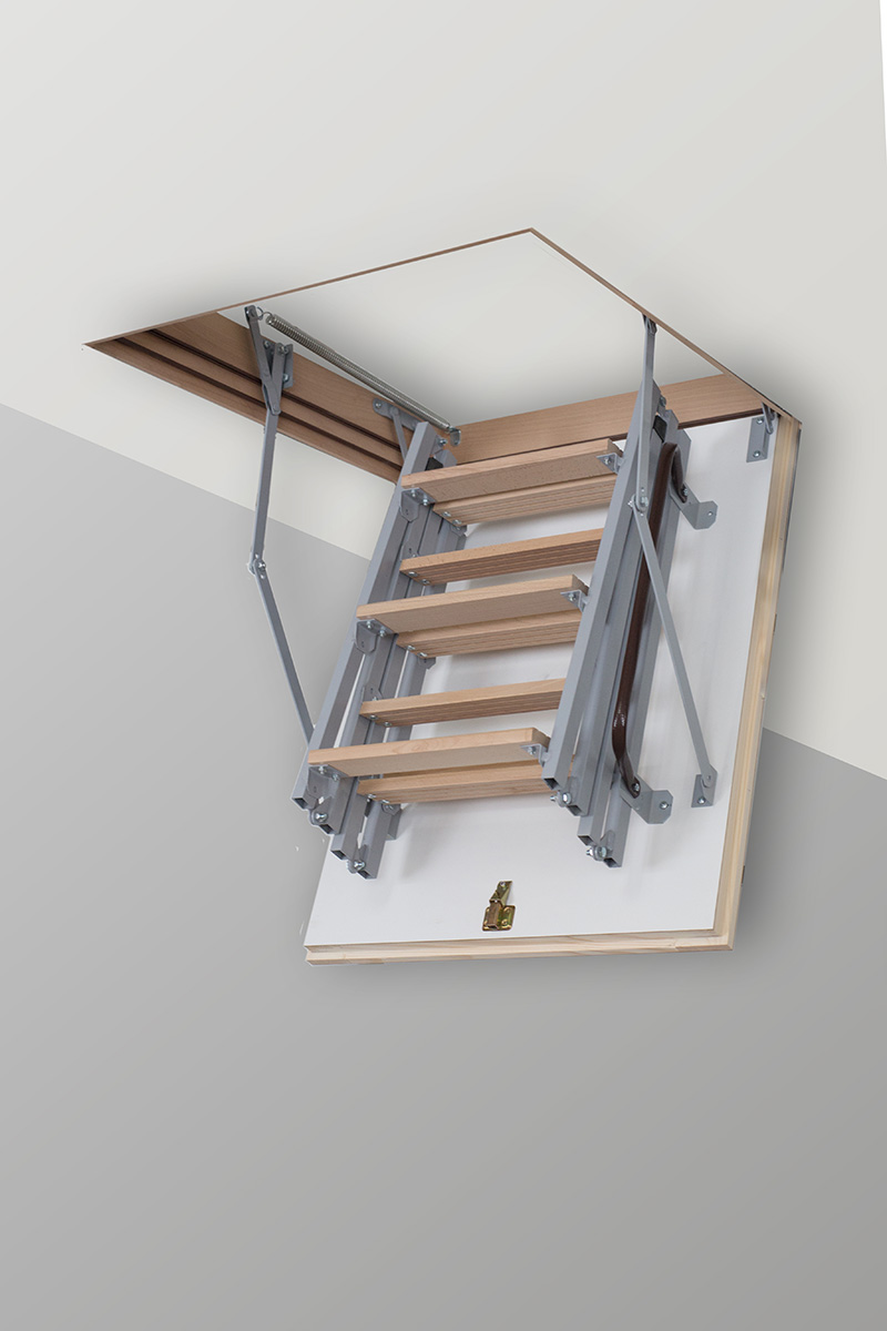 Чердачная лестница 120×80 Metal 3s высота 280см